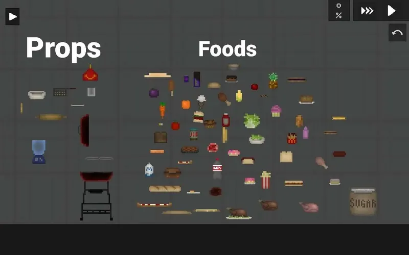 Megafoodspack Fruit Playground Mods