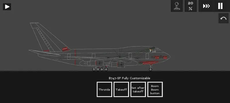 Boeing747SP Fruit Playground Mods