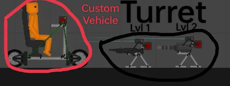 customvehicleandTurret Fruit Playground Mods
