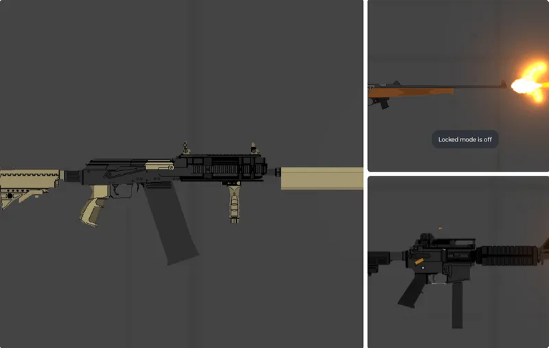 ColtSMG633Ruger1022andSiega12 Fruit Playground Mods