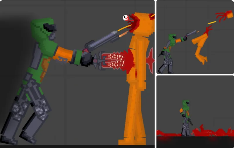 DoomGuyCrucibleandSuperShotgun Fruit Playground Mods