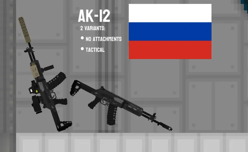 KalashnikovAK12 Fruit Playground Mods