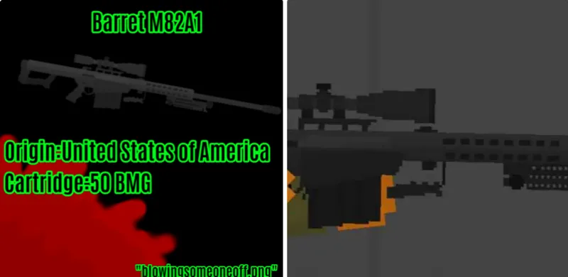 BarretM82A1 Fruit Playground Mods