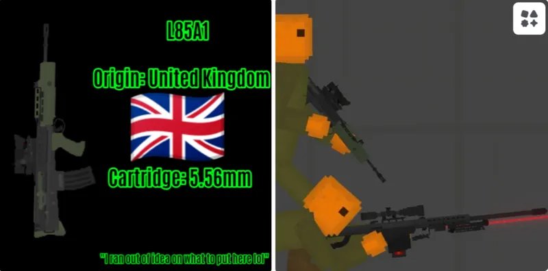 L85A1 Fruit Playground Mods