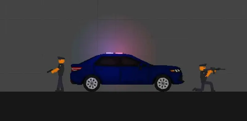 policecarthathaslightsandsound Fruit Playground Mods