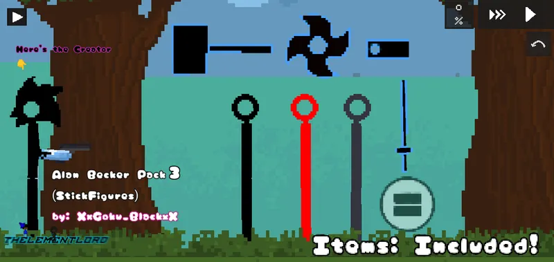 stickfigure Fruit Playground Mods