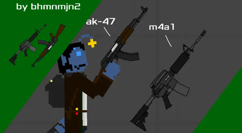 AK47ANDM4A1 Fruit Playground Mods