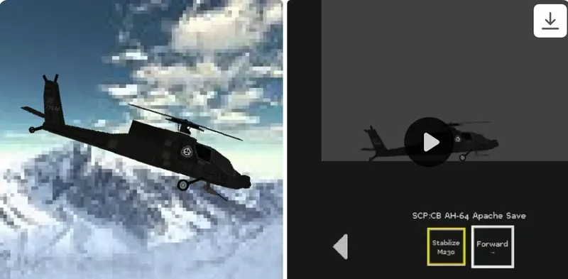 SCPCBApacheHelicopter Fruit Playground Mods