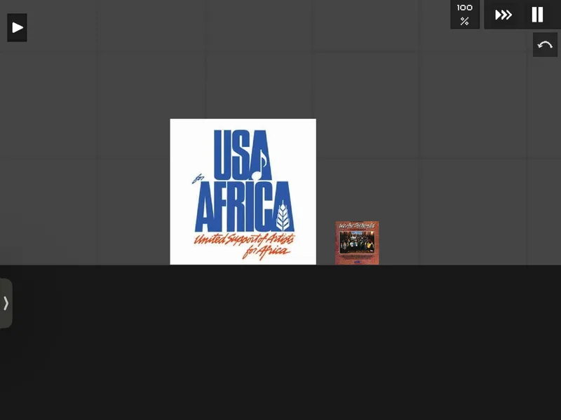 WearetheworldalbumandUSAforAfricasign Fruit Playground Mods