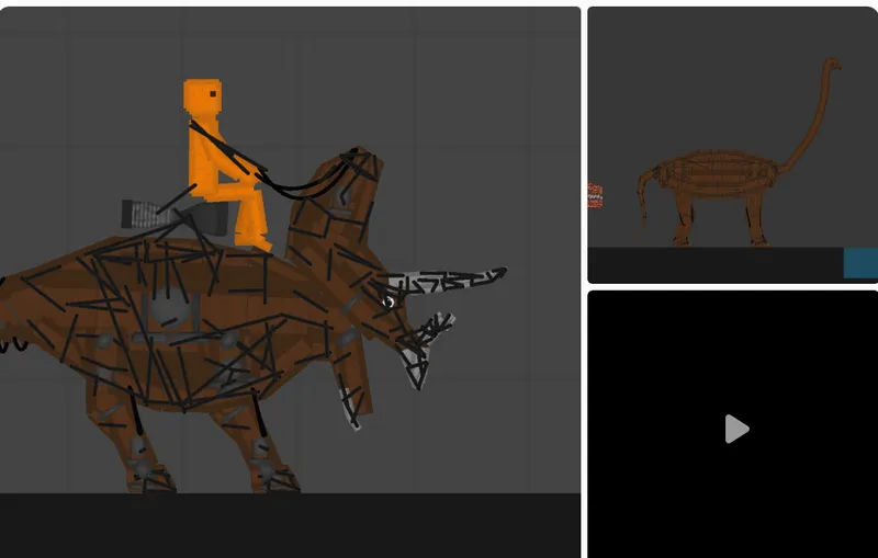 Brachiosaurusandtriceratoprider Fruit Playground Mods