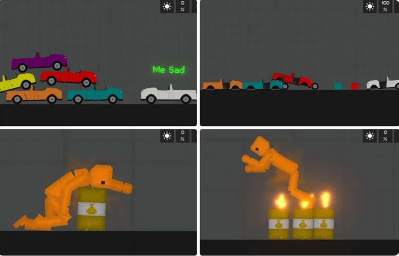 ColorableOldCarsandMustardGasBarrels Fruit Playground Mods